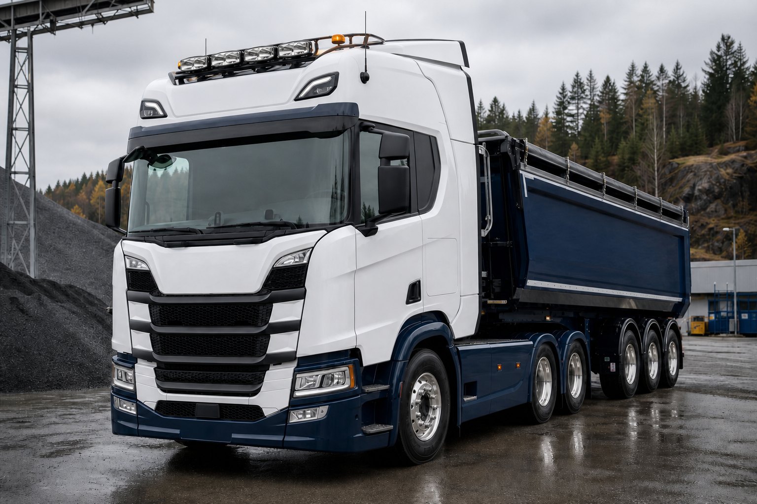 SCANIA S 660 Semi Asfaltbil